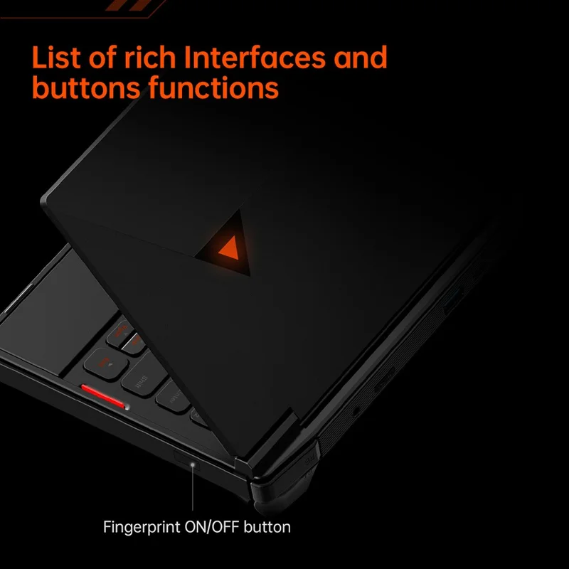 For ONE XPLAYER G1 Mini Gaming Laptop 8,8 tommer AMD AI 9 HX 370 32GB+2TB Bærbar PC Touchscreen Tablet - EU Stik