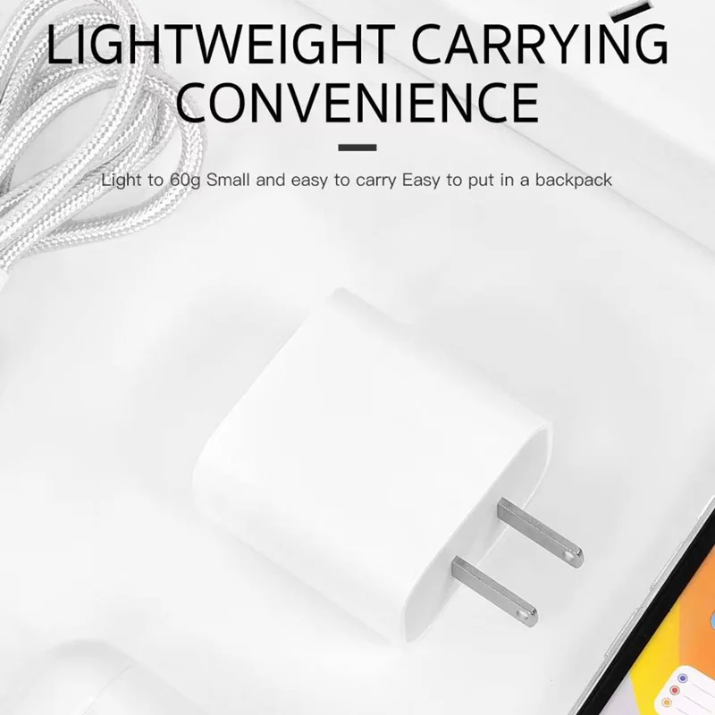 COTECI CS5192 PD 20W Fast Charger Type-C Power Adapter - US Plug