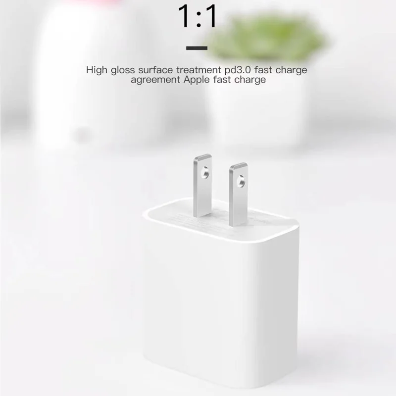 COTECI CS5192 PD 20W Fast Charger Type-C Power Adapter - US Plug