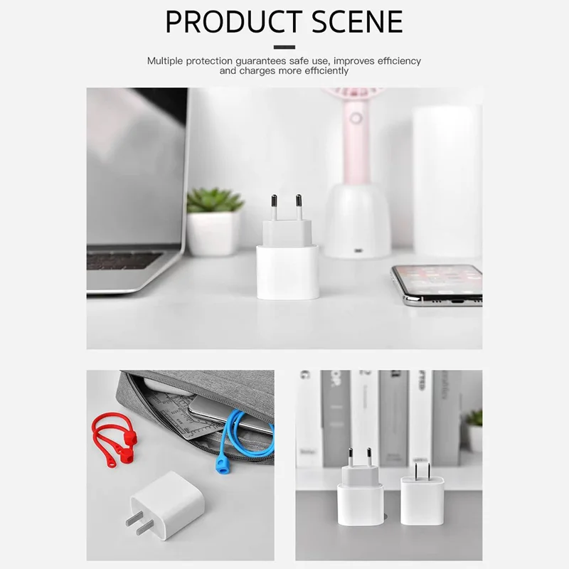 COTECI CS5192 PD 20W Fast Charger Type-C Power Adapter - US Plug