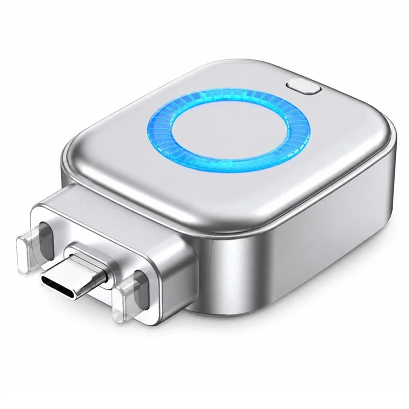 D011 USB-C Fast Charging Fully Charged Separator 100W Auto Disconnect AI Chip Smart Auto Stop Charging Adapter for Phone Tablet Laptop - Silver