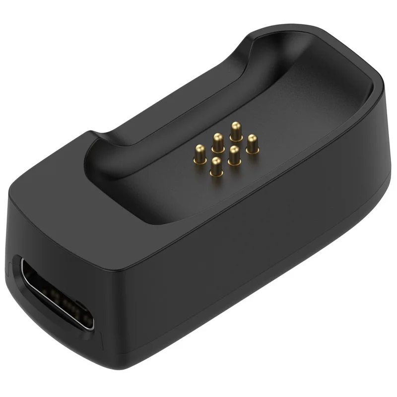For DJI Mic 3 / Mini 2 Microphone Transmitter Magnetic Pogo Pin Charging Dock (without Cable) - Black