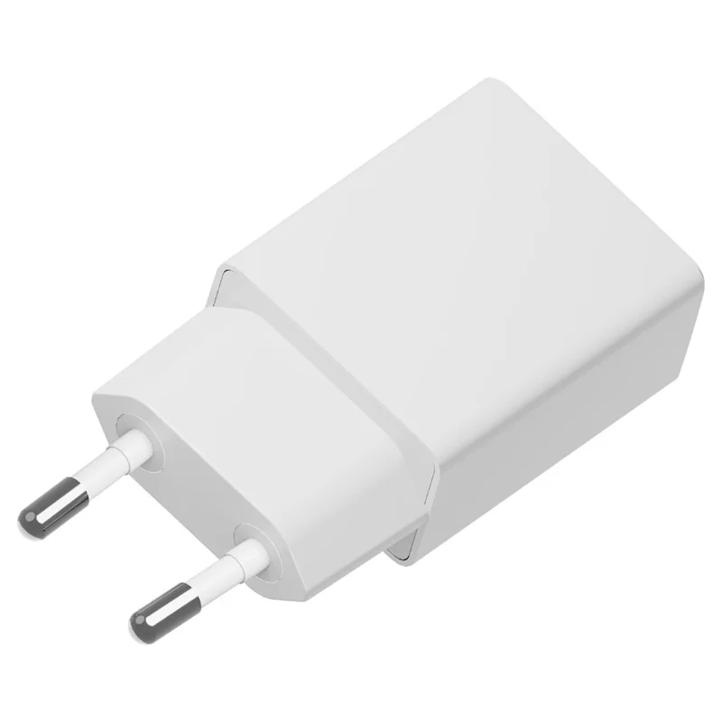 T124 USB Wall Charger 5V / 1A 5W EU Plug Portable Travel Power Adapter for Smartphone Tablet - White