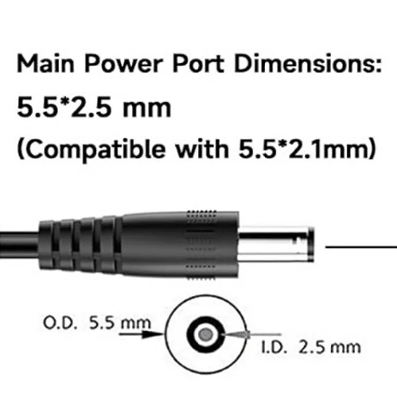 Adaptador de Alimentação 12V 2A com Plugue DC 5,5 x 2,5 mm, Carregador com Proteção contra Sobretensão para Routers - Plugue UE