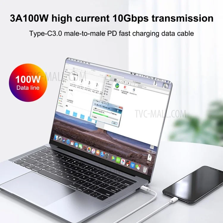 E087 20W Type-C+USB Fast Charging Wall Charger Power Adapter with 1m Type-C to Type-C Cable - US Plug