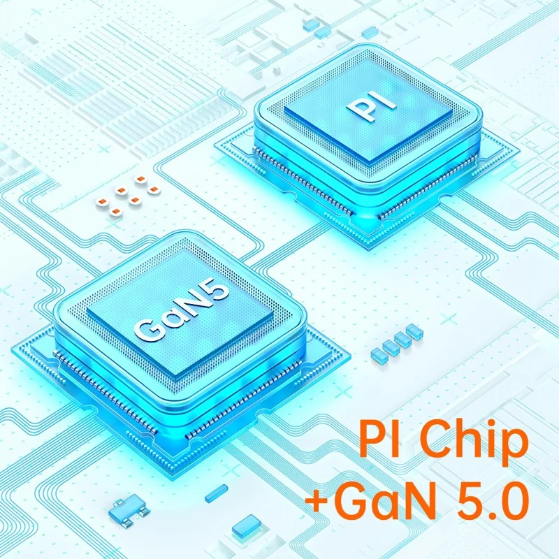 MCDODO MDD 65W GaN5 Mini Fast Charger USB + Dual Type-C Travel Power Adapter - EU Plug