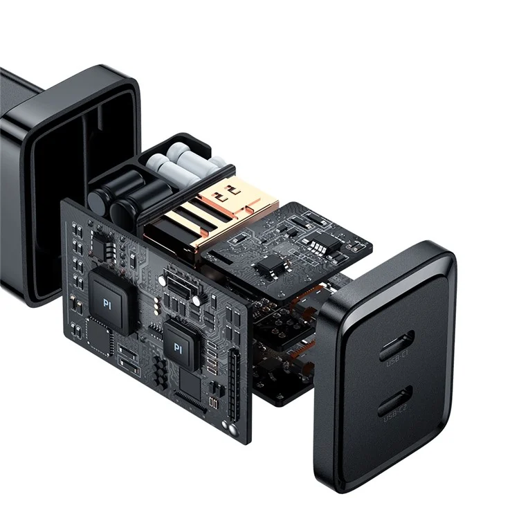 MCDODO MDD 40W Gan Dual Tipo-c Tobletía Tableta de Carga Rápida Cargador de Pared de la Pared - Enchufe de la ue