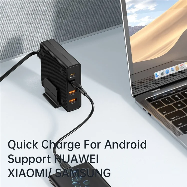 MCDODO CH-180 MDD Type-C PD 100W Fast Charger Station 4-in-1 Desktop GaN Phone Charger - US Plug