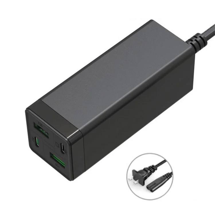 For MacBook / iPad / iPhone Multi-port 85W GaN Mobile Phone Charger PD 65W Fast Charging Adapter - US Plug