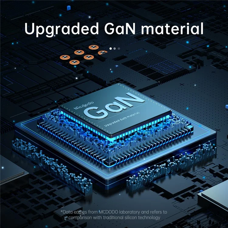 MCDODO MDD Nano Series PD 33W USB-A + Type-C Fast Charging Adapter Dual Port Wall Charger - US Plug / Blue