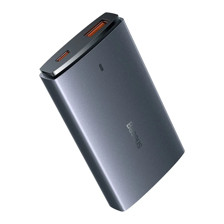 Chargeur rapide ultra-fin BASEUS CCGAN65C5-UT GaN5 Pro, 65 W, double port, chargeur de téléphone (édition pour l'étranger, avec adaptateur de prise EU+UK)