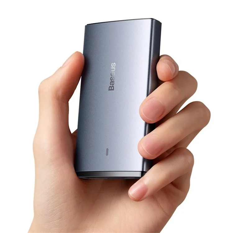 Chargeur rapide ultra-fin BASEUS CCGAN65C5-UT GaN5 Pro, 65 W, double port, chargeur de téléphone (édition pour l'étranger, avec adaptateur de prise EU+UK)
