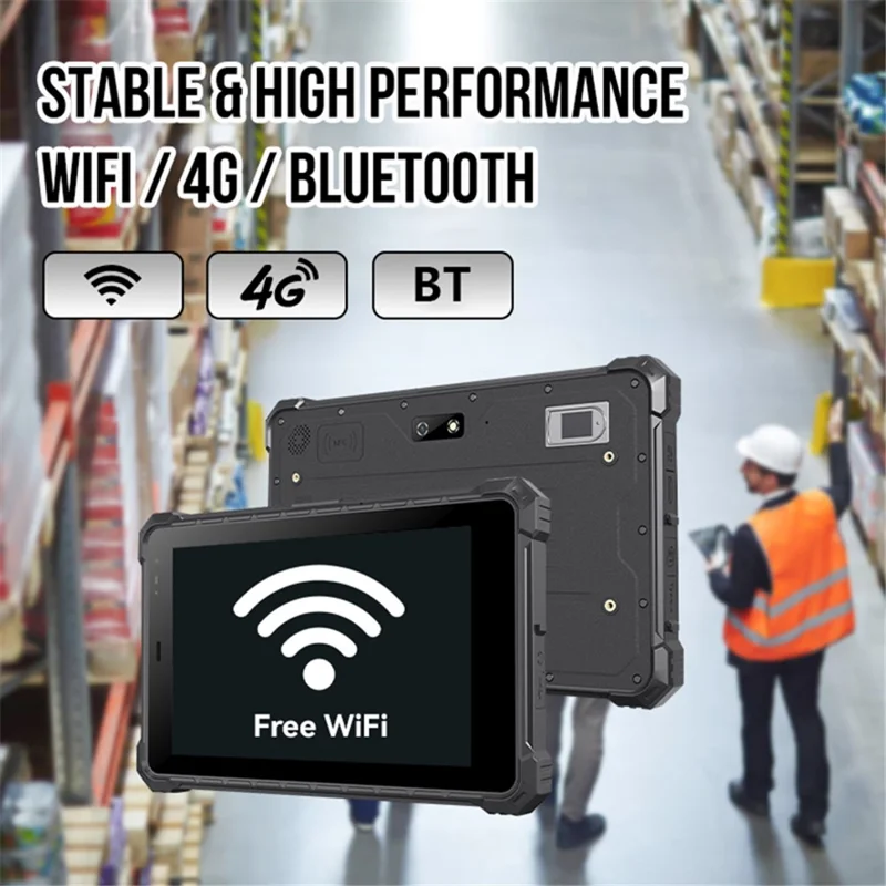 CENAVA A80ST 4G Rugged Tablet 8.0'' 4GB+64GB Android 10 10000mAh Outdoor Tablet PC - US Plug