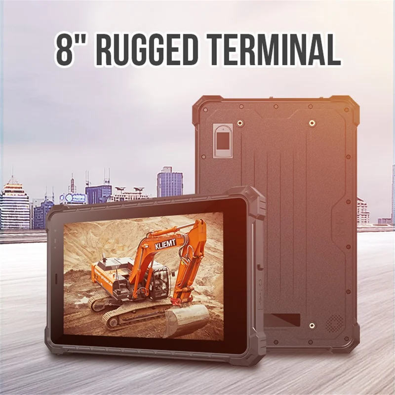 CENAVA A10ST IP68 Waterproof Rugged Tablet 8.0-inch 8GB+128GB Tablet PC 10000mAh Batterry Fall-proof Dust-proof - UK Plug