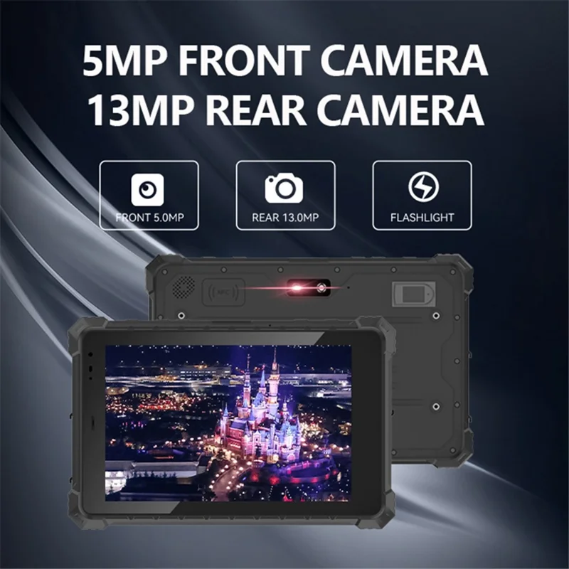 CENAVA A10ST Rugged Tablet IP68 Waterproof 10.1-inch 8GB+128GB Tablet PC 10000mAh Battery Fall-proof Dust-proof - UK Plug