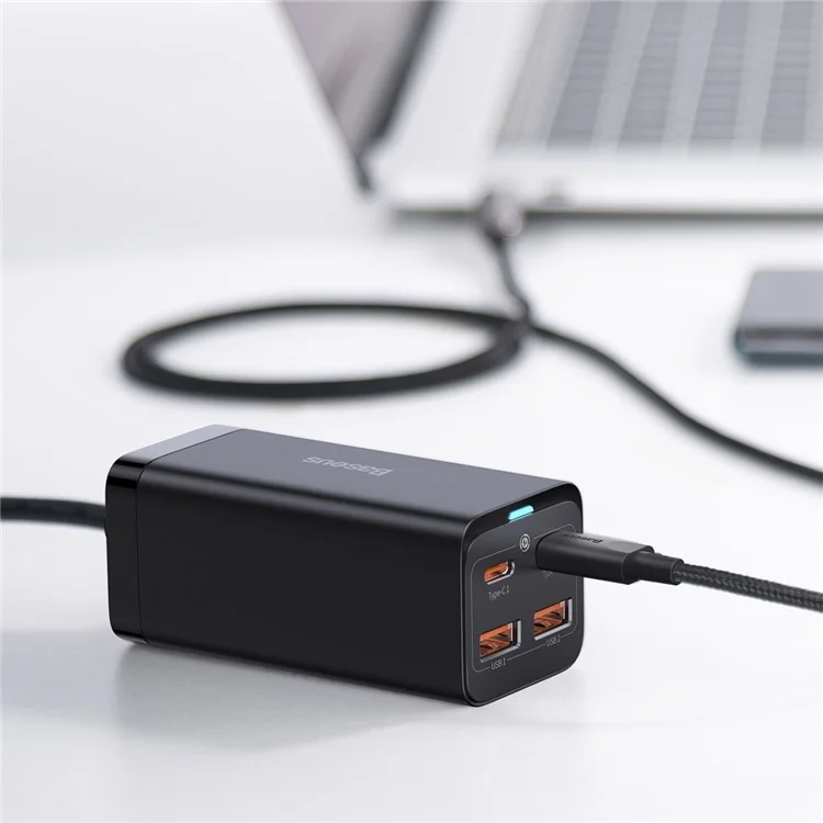 BASEUS GaN3 Pro Desktop Fast Charger 2 USB + 2 Type-C 100W Phone Fast Charging Adapter - Prise US