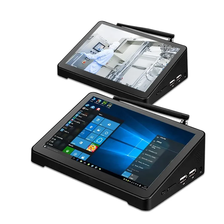 CENAVA H89 N4020 Tablette 9'' Affichage 3GB+64GB Windows 10 Mini PC Tout-en-un Tablette Ordinateur Industriel - Prise EU