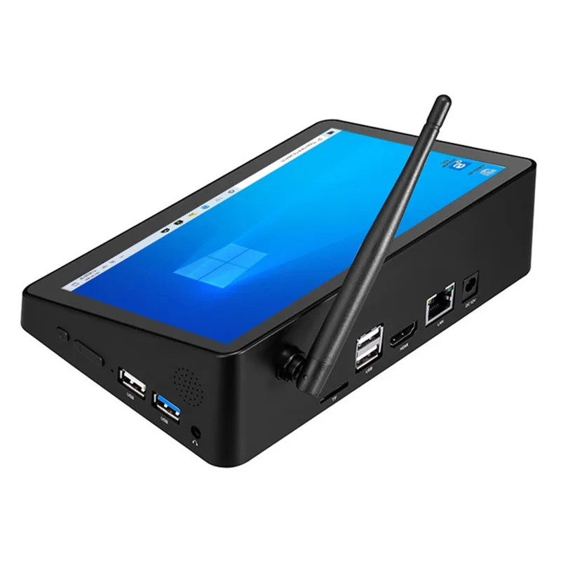 CENAVA H7 N4020 All-in-One Mini PC Tablet Box 7'' 3GB+64GB Windows 10 64-bit Industrial Computer - US Plug
