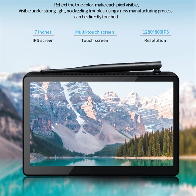 CENAVA H7 N4020 All-in-One Mini PC Tablet Box 7'' 3GB+64GB Windows 10 64-bit Industrial Computer - US Plug