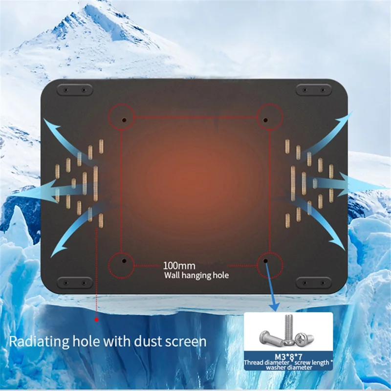 CENAVA H8F Z3735F Industrial Computer 8'' 2GB+64GB Windows 10 Tablet Box Mini  PC - AU Plug