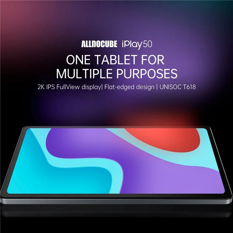 ALLDOCUBE iPlay 50 Tablet 10,4 polegadas 6GB+128GB Tablet 4G 6000mAh Android 12 PC Tablet (Preto / Cinza)