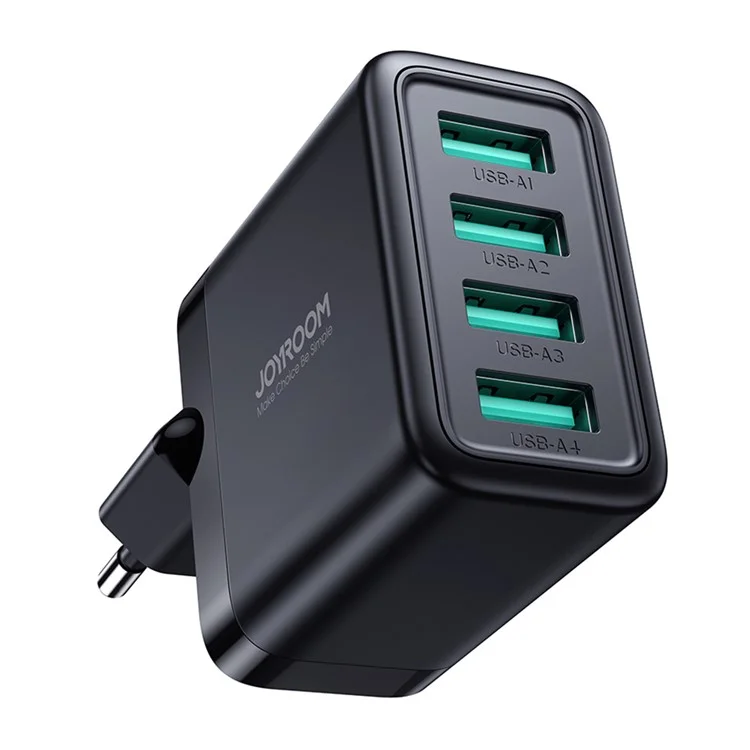 Joyroom TCN01 EU Plug 4.8a 4 Port Multi USB Adapter Adapter Wall Charger Для Мобильного Телефона Планшета