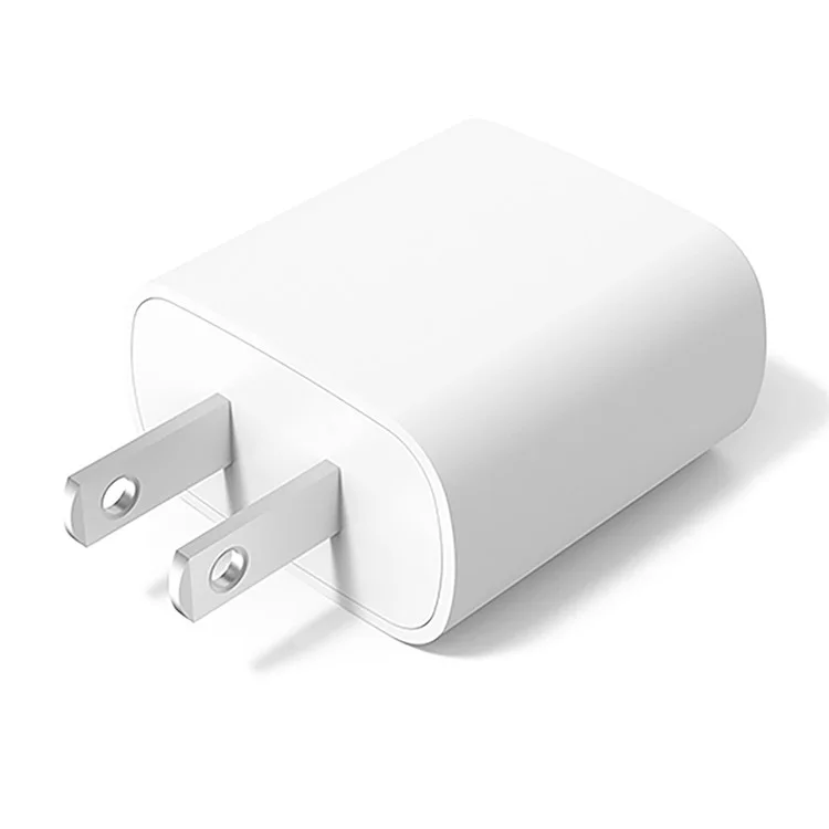 Bulk Purchasing 20W USB-A+USB-C Dual-Port PD 20W Wall Charger Cell Phone Charger (ITS, CE, ERP, ROHS Certificated) - White / US Plug