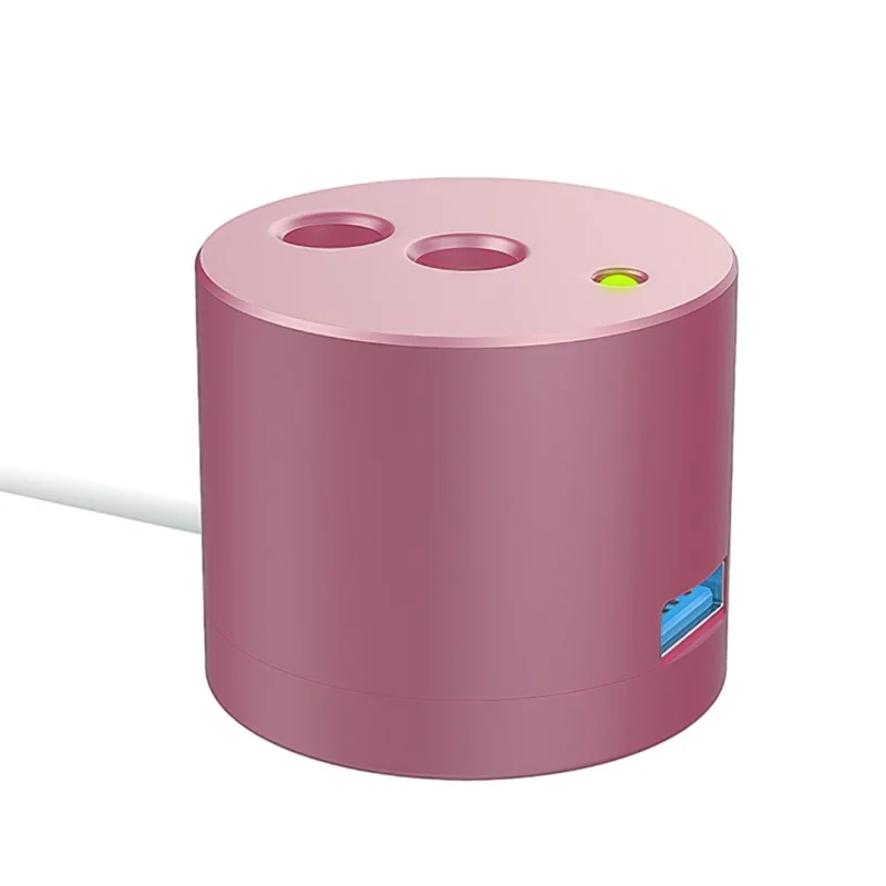 Desktop Charger Adapter for Apple Pencil (1st Generation) Charging Station with LED Light, USB Interface - Rose Gold