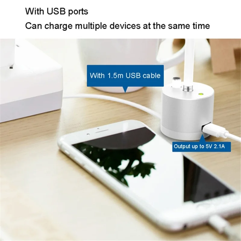 Desktop Charger Adapter for Apple Pencil (1st Generation) Charging Station with LED Light, USB Interface - Rose Gold