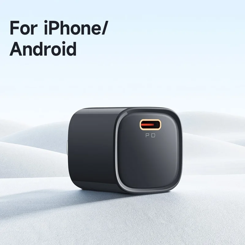 MCDODO Nano Series PD 20W Phone Fast Charging Adapter Singe Type-C Port Wall Charger - Black / US Plug