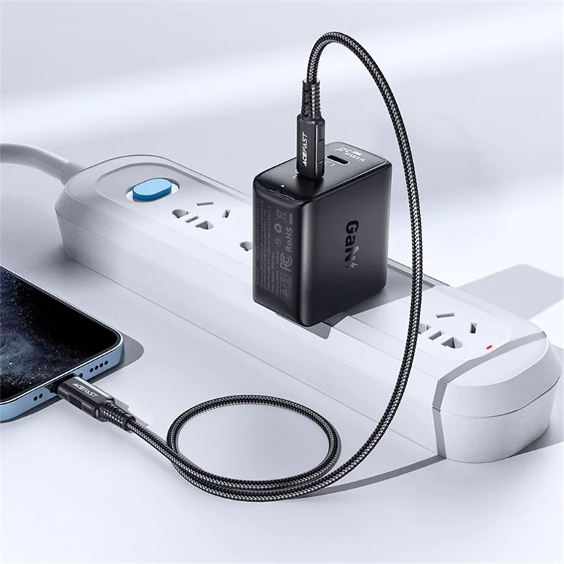 ACEFAST A51 PD 35W Wall Charger Dual Type-C GaN Phone Charging Adapter, US Plug