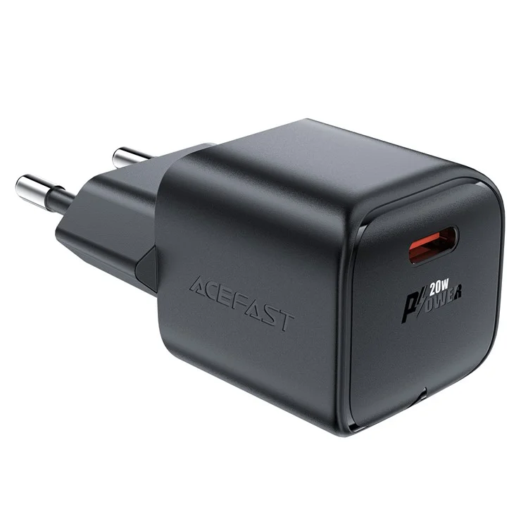 ACEFAST A73 Mini PD 20W GaN Зарядное устройство с разъемом Type-C, быстрая зарядка для телефона, адаптер, европейская вилка