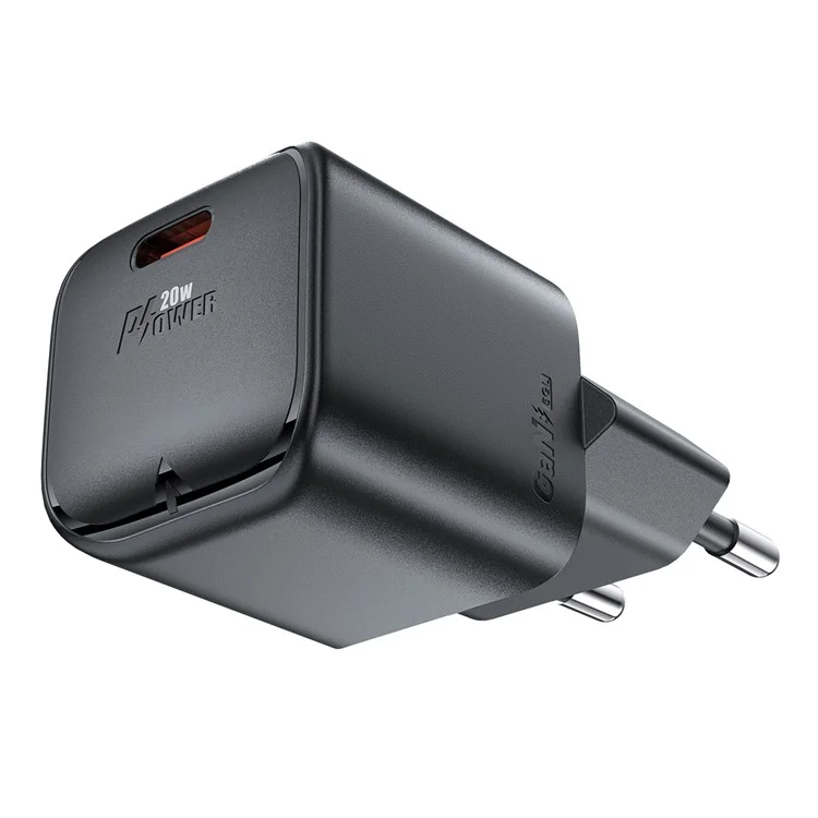 ACEFAST A73 Mini PD 20W GaN Зарядное устройство с разъемом Type-C, быстрая зарядка для телефона, адаптер, европейская вилка