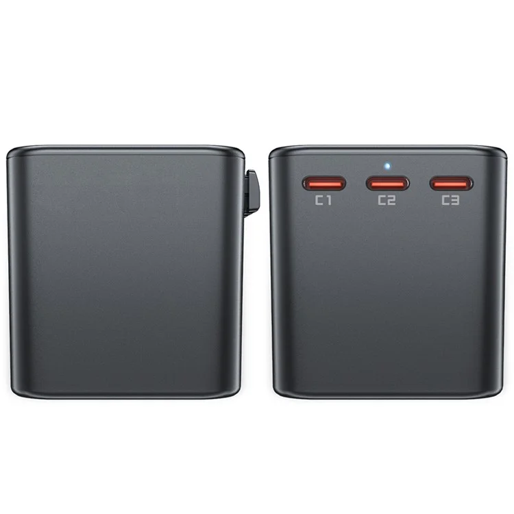 ACEFAST Z1 PD 75W Fast Charger 3 Type-C + 2 USB-A GaN Travel Power Socket with EU / UK / US / AU Plug