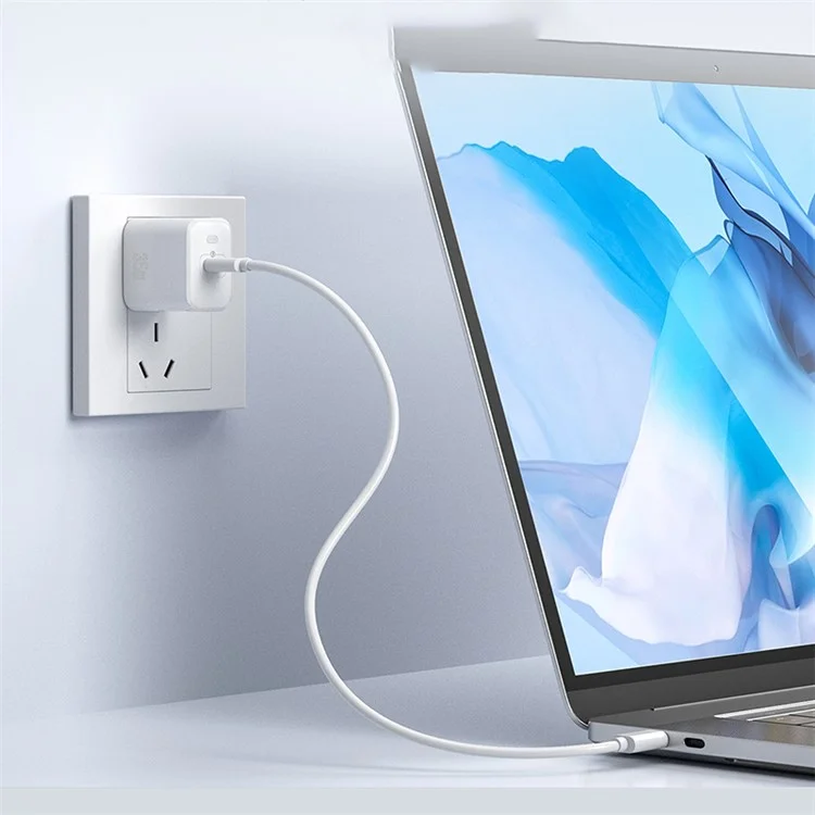 ZUZG-UC13C 35W GaN Adattatore USB-C Set Caricabatterie Rapido con Cavo Type-C a Type-C per Laptop e Telefono 