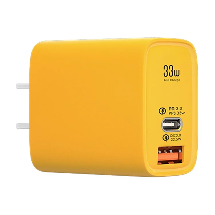 Сетевое зарядное устройство ZUZG ZC-UC12 PD 33 Вт Type-C + USB, PC+ABS, для быстрой зарядки телефонов и ноутбуков, со штекером CN