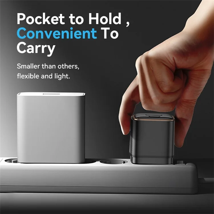 KUULAA KL-CD65 33W GaN 2-Port Fast Charger Mini USB-A+Type-C Wall Charger Adapter - Prise UK