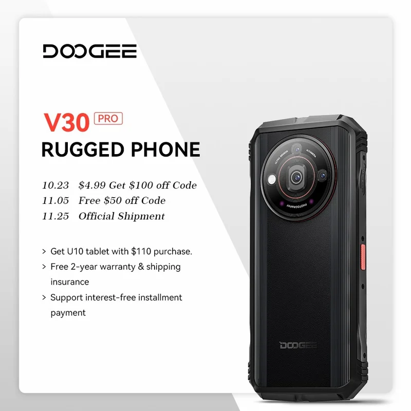 DOOGEE T20 Ultra 12" Helio G99, 12+256GB, 10800mAh 16MP 4G Smart Tablet Mini PC - Black