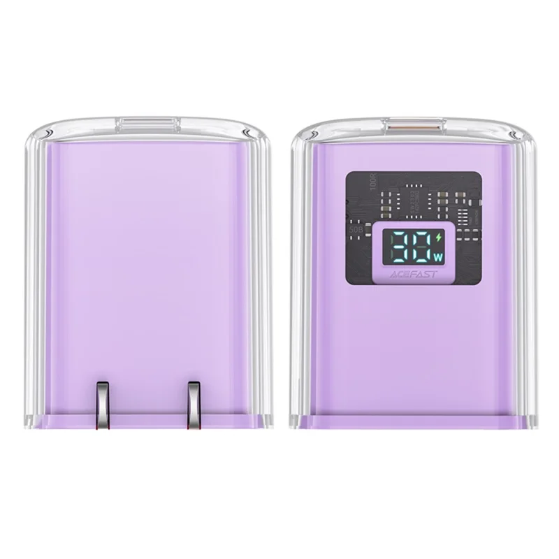 ACEFAST A54 GaN Power Adapter PD 30W USB-C Wall Charger Block, CN Plug - Purple