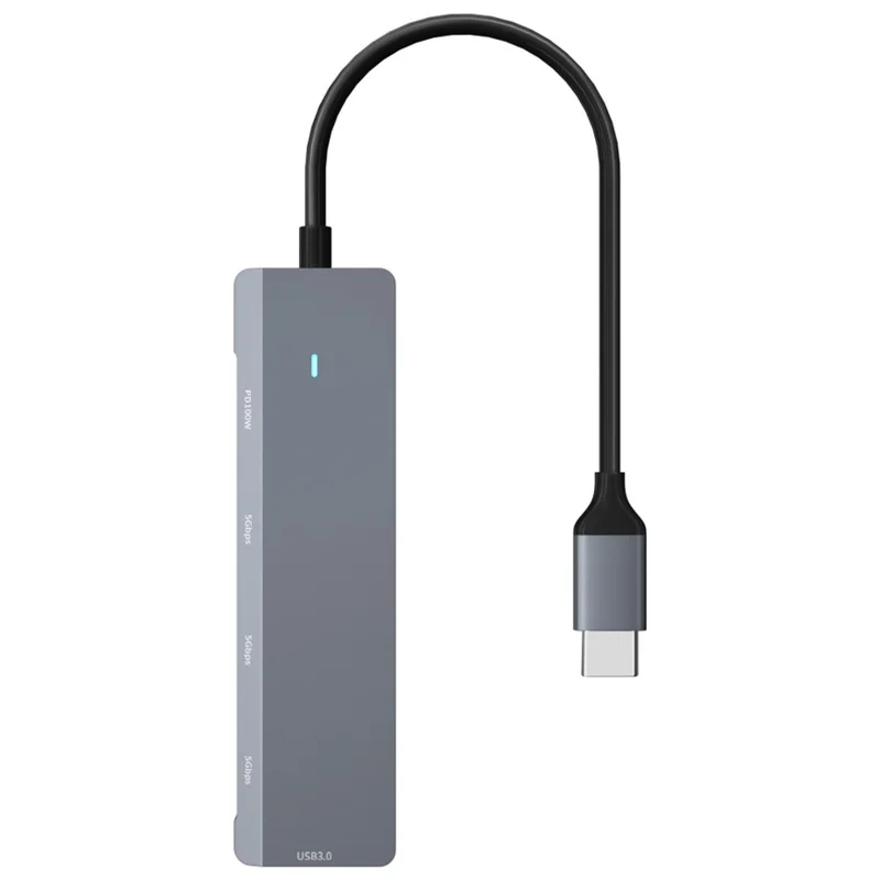 ADS-311C 5-Port Hub Type-C Hub Adapter Support PD 100W Fast Charging Converter