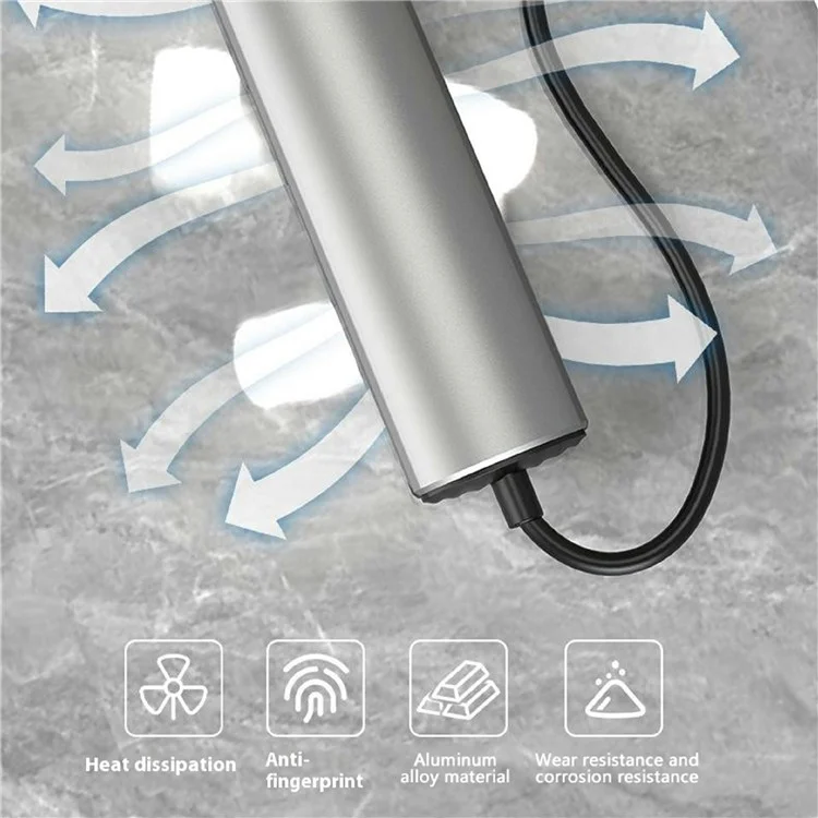FX-2310A 5-in-1 USB Hub Adapter Tipo-c a USB-C PD 140W + 4K HD + USB3.0 + USB2.0 + USB-C3.0 Estación de Acoplamiento