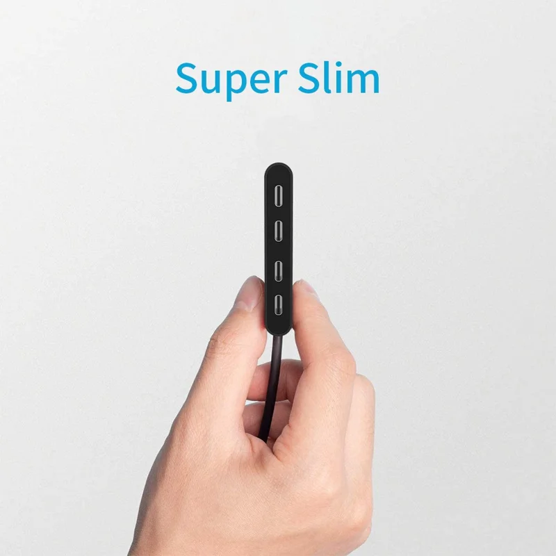 FX-1812B 4-in-1 Type-C Hub 5Gbps Data Transfer Portable 4-port USB-C 3.0 Splitter