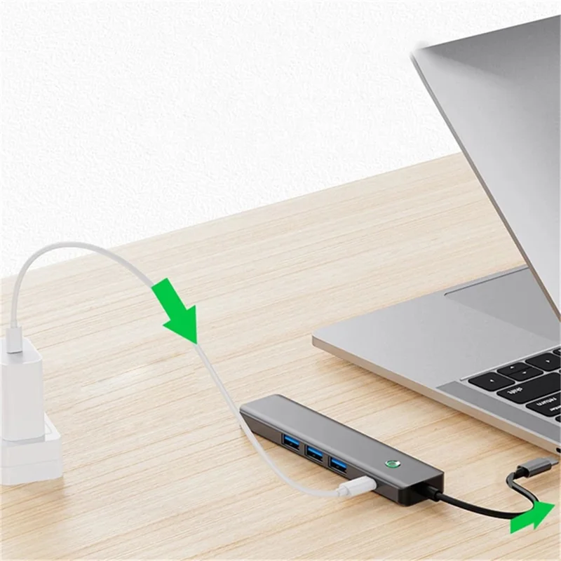 Station d'accueil 2420 5-en-1 avec hub USB-C, 4K / 30 Hz HD, 100W PD, USB 3.0, 2 ports USB 2.0