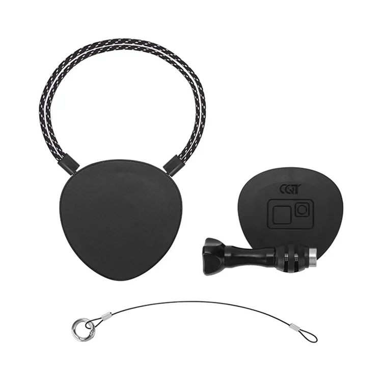 CQT POV Photography Bracket Hands Free Magnetic Neck Mount for Cameras Phones