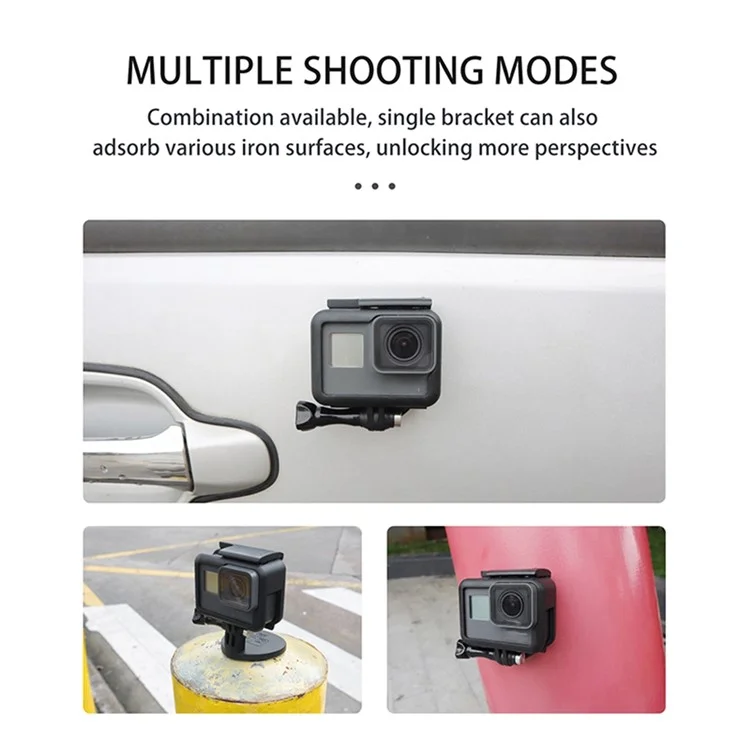 CQT POV Photography Bracket Hands Free Magnetic Neck Mount for Cameras Phones