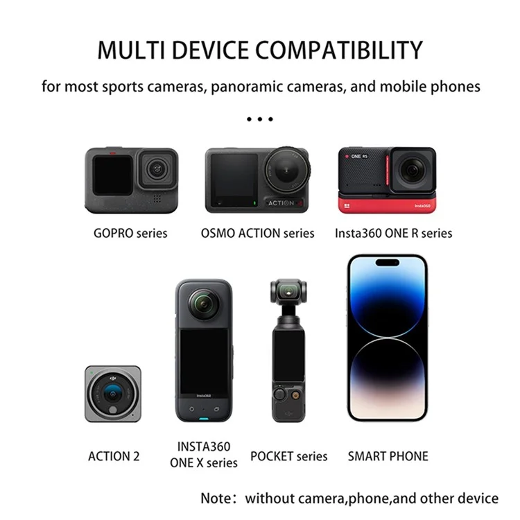 CQT POV Photography Bracket Hands Free Magnetic Neck Mount for Cameras Phones
