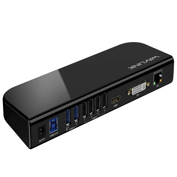 WAVLINK UG49DK1 Hub USB-C 13 in 1 con Doppio Display Dock Station per Windows Mac Chrome Android - Spina AU