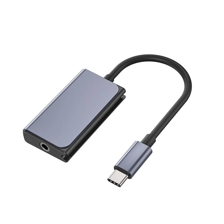 Bluekey USB-C su Adattatore Per Cuffie 3 in 1 Cavo Audio a Doppio Tipo c da 3,5 mm Per Huawei Xiaomi