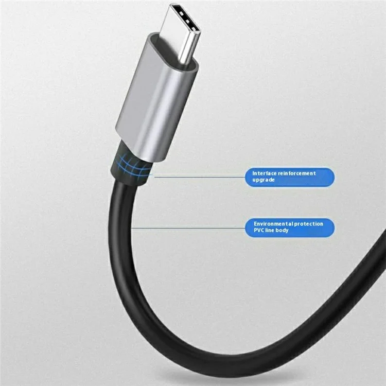 ONTEN 95116B 6 in 1 USB-C Hub 3 x USB3.0 + USB-C + SD / TF Slots Expansion Dock Adapter