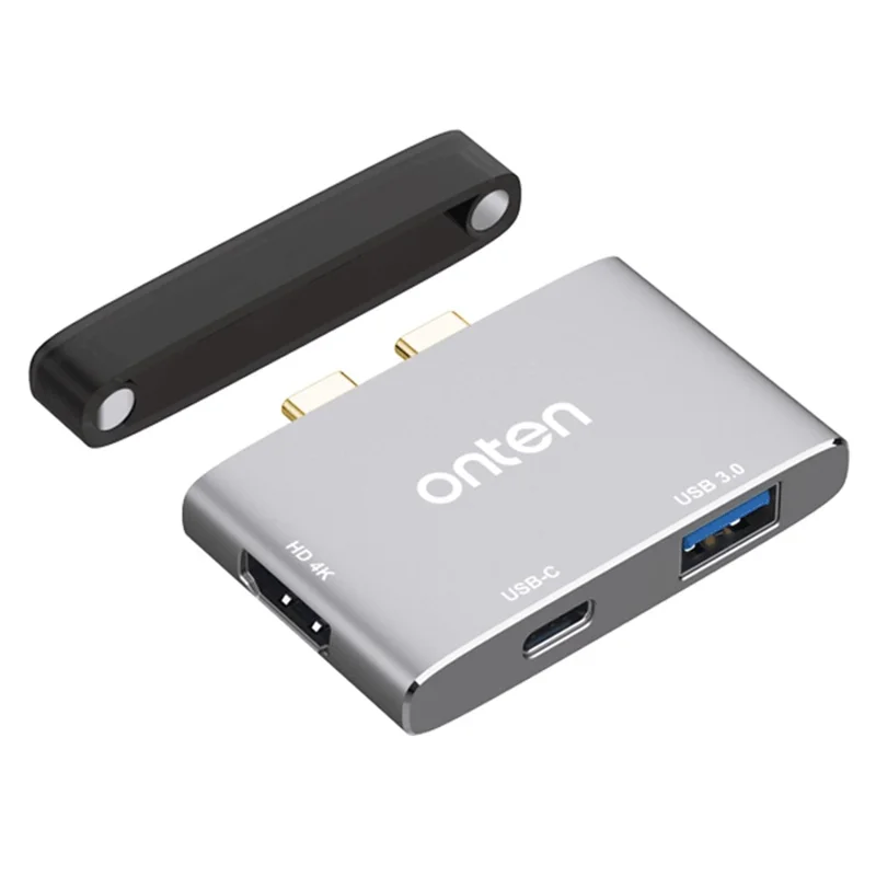 ONTEN 9177S For MacBook Type-C Hub PD3.0 Charging 4K HDMI Video Output USB 3.0 Expansion Dock
